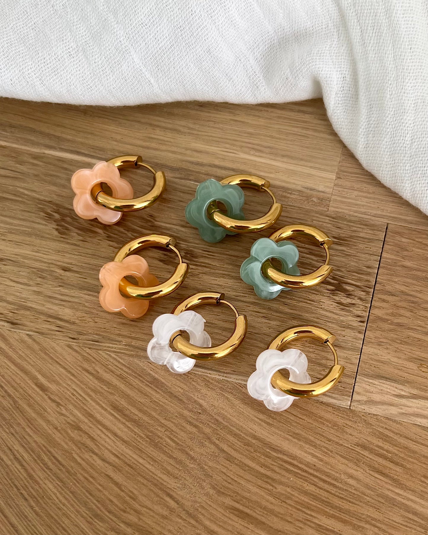 BOUCLES D'OREILLES ⟩ FLOWER