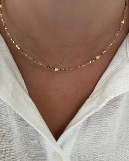 COLLIER ⟩ AGATHE ROSE