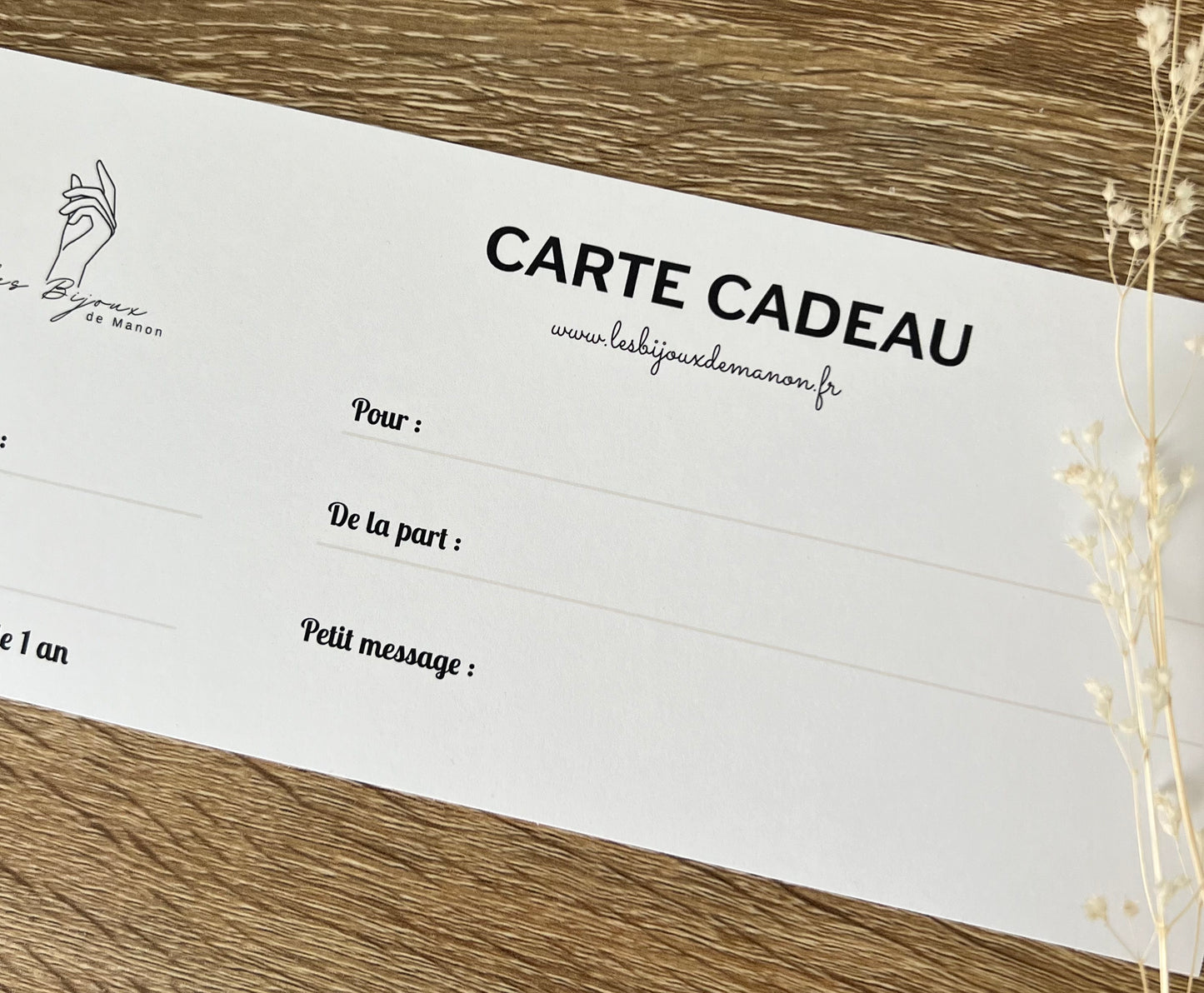 CARTE CADEAU