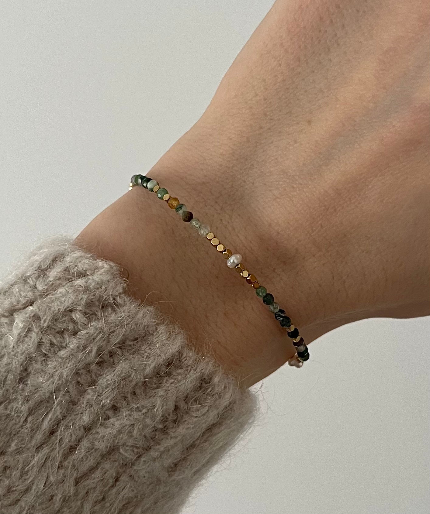 BRACELET ⟩ AGATHE VERT