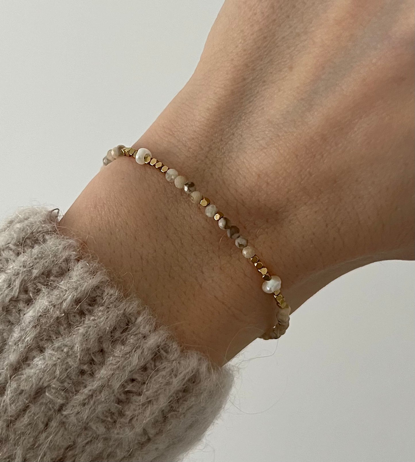 BRACELET ⟩ AGATHE BEIGE